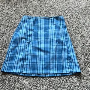 Brandy Melville blue pleaded skirt